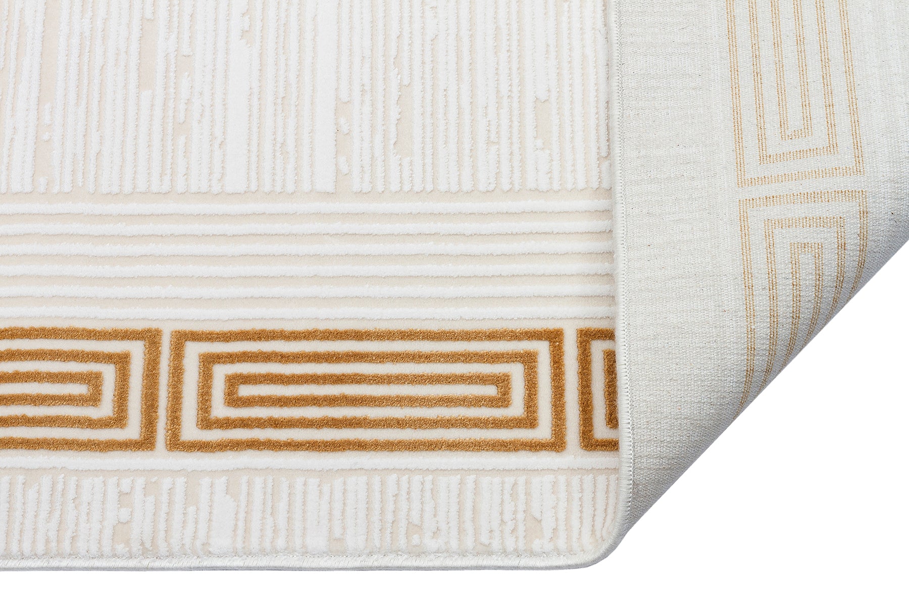 Mazzini 1482 Cream Durable Soft Textured Living Room Kitchen Hallway Sitting Room Runner Rug