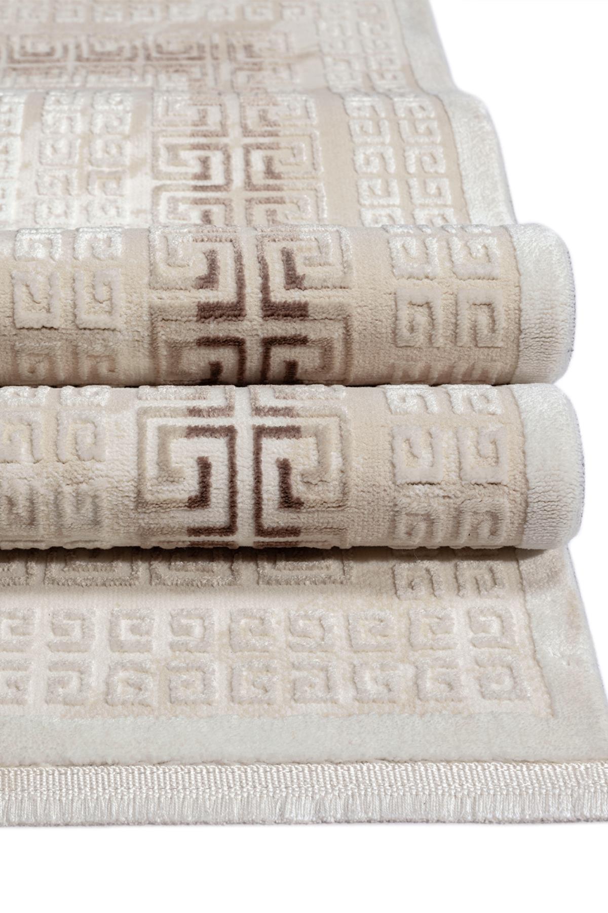 Mexx MX001 Bej Hav Toz Vermez Salon Mutfak Koridor Oturma Odası Yolluk Halı Makine Halısı