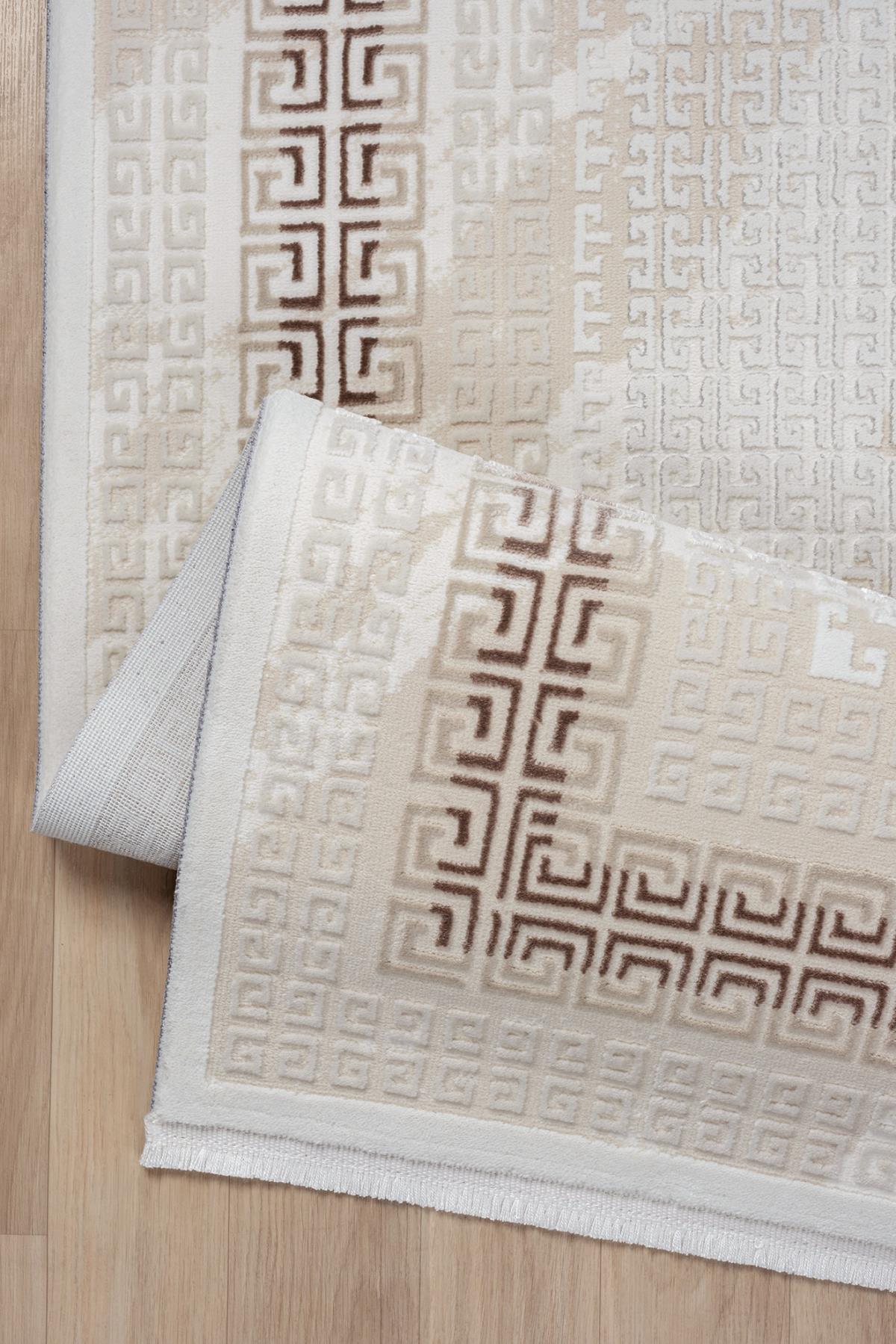 Mexx MX001 Bej Hav Toz Vermez Salon Mutfak Koridor Oturma Odası Yolluk Halı Makine Halısı