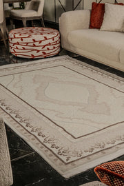 Mexx MX008 Bej Hav Toz Vermez Salon Mutfak Koridor Oturma Odası Yolluk Halı Makine Halısı