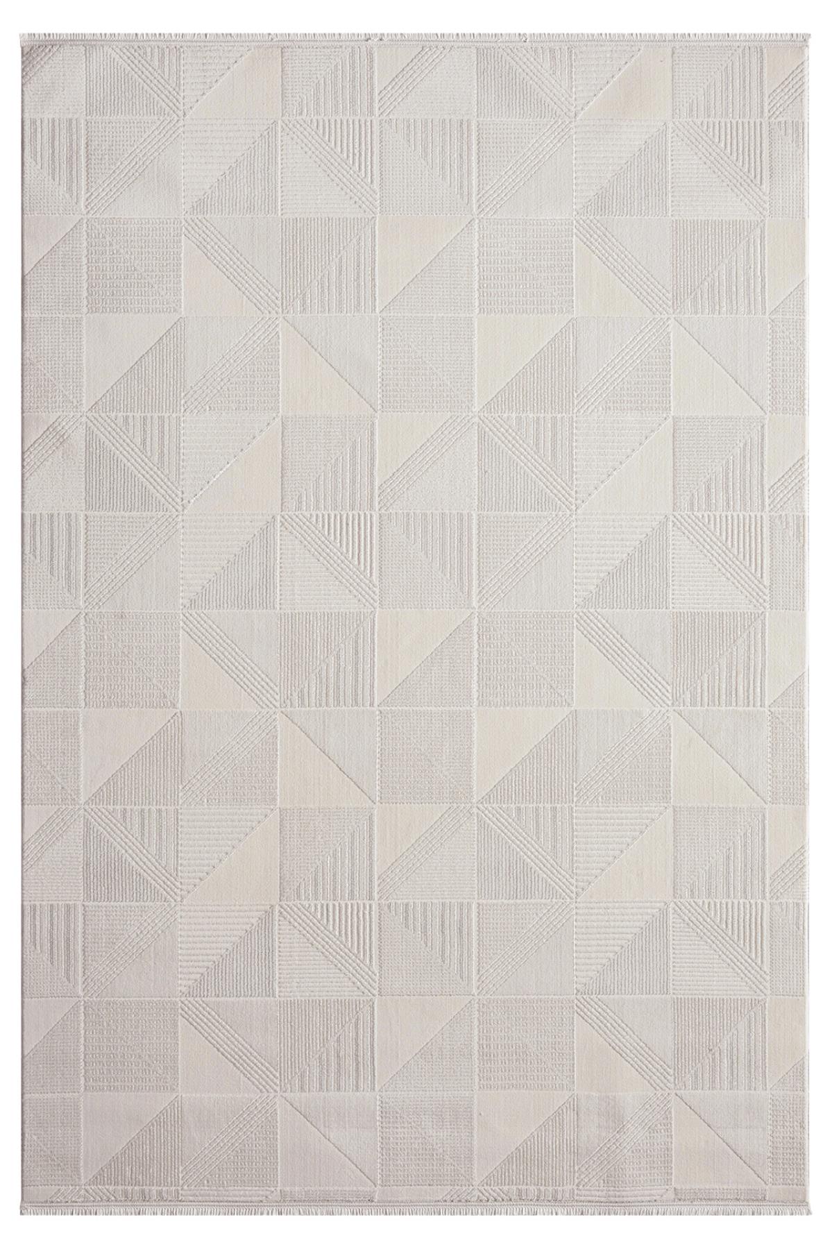 Mexx MX010 Krem Hav Toz Vermez Salon Mutfak Koridor Oturma Odası Yolluk Halı Makine Halısı