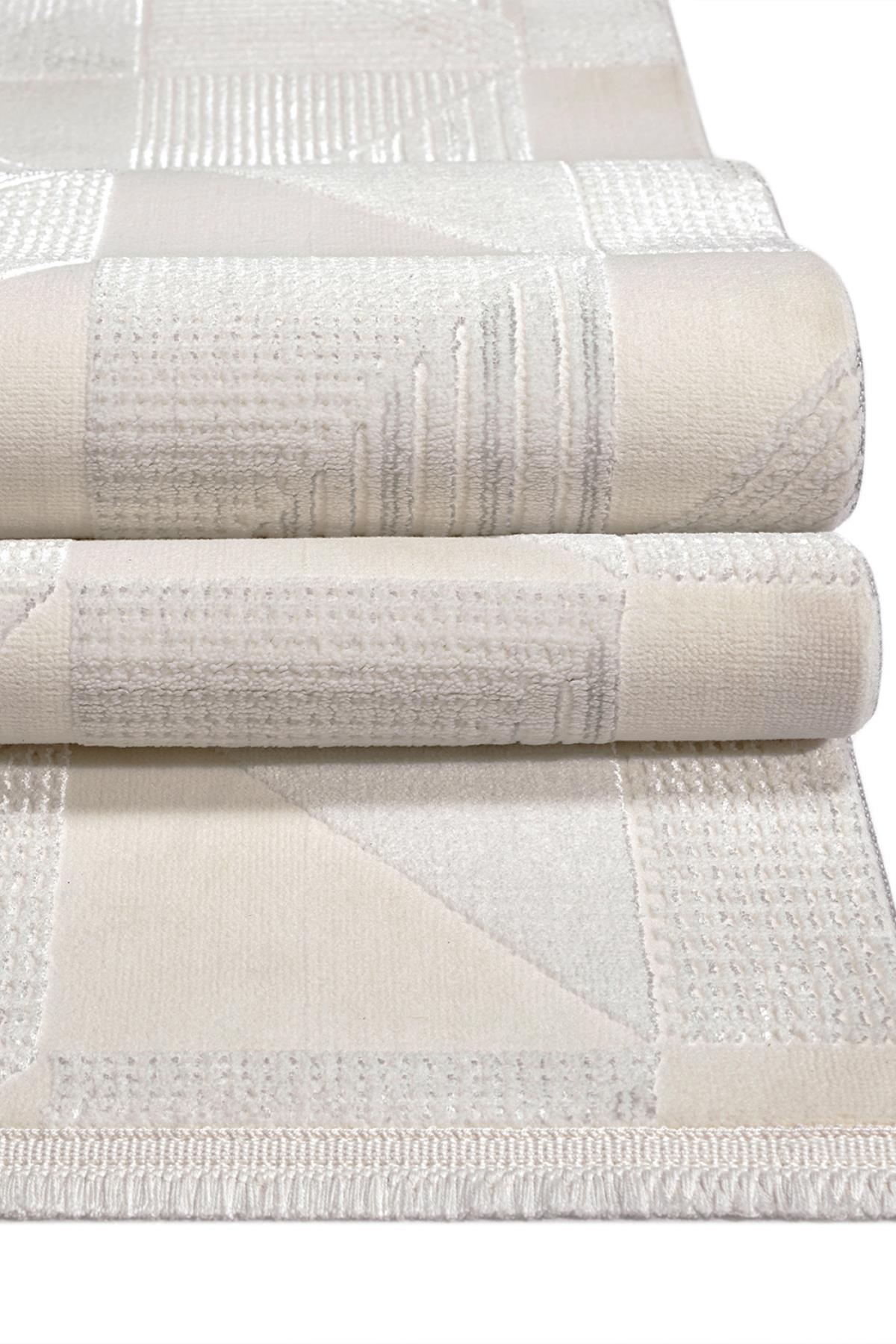 Mexx MX010 Krem Hav Toz Vermez Salon Mutfak Koridor Oturma Odası Yolluk Halı Makine Halısı