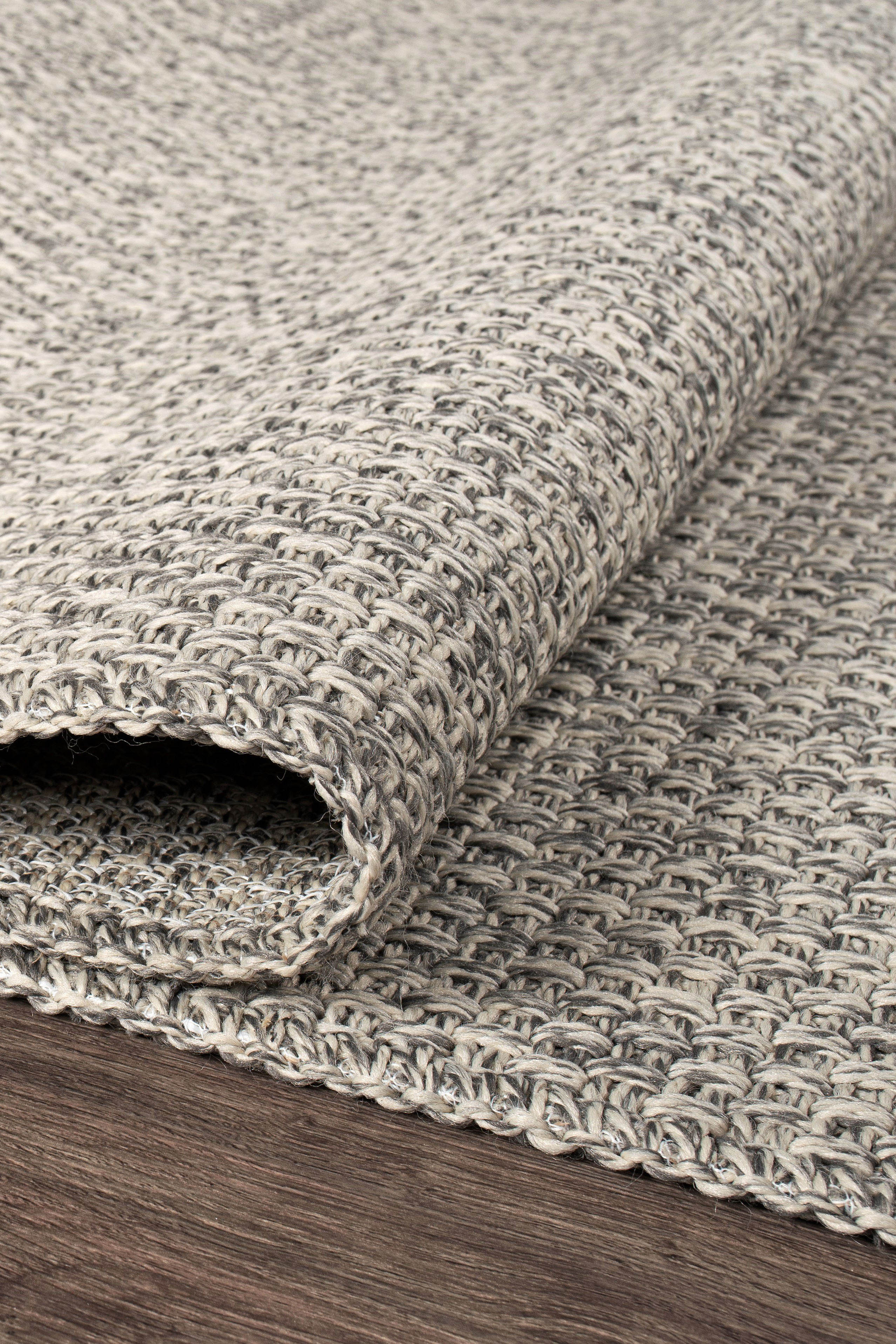 Modern Jute Runner Rug Rusticana 3103 Natural Knitted Kilim