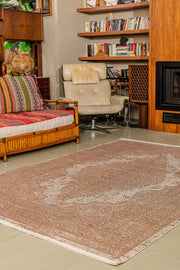 Modern MD002 Bej Uzun Ömürlü Yumuşak Dokulu Salon Mutfak Koridor Oturma Odası Yolluk Halı