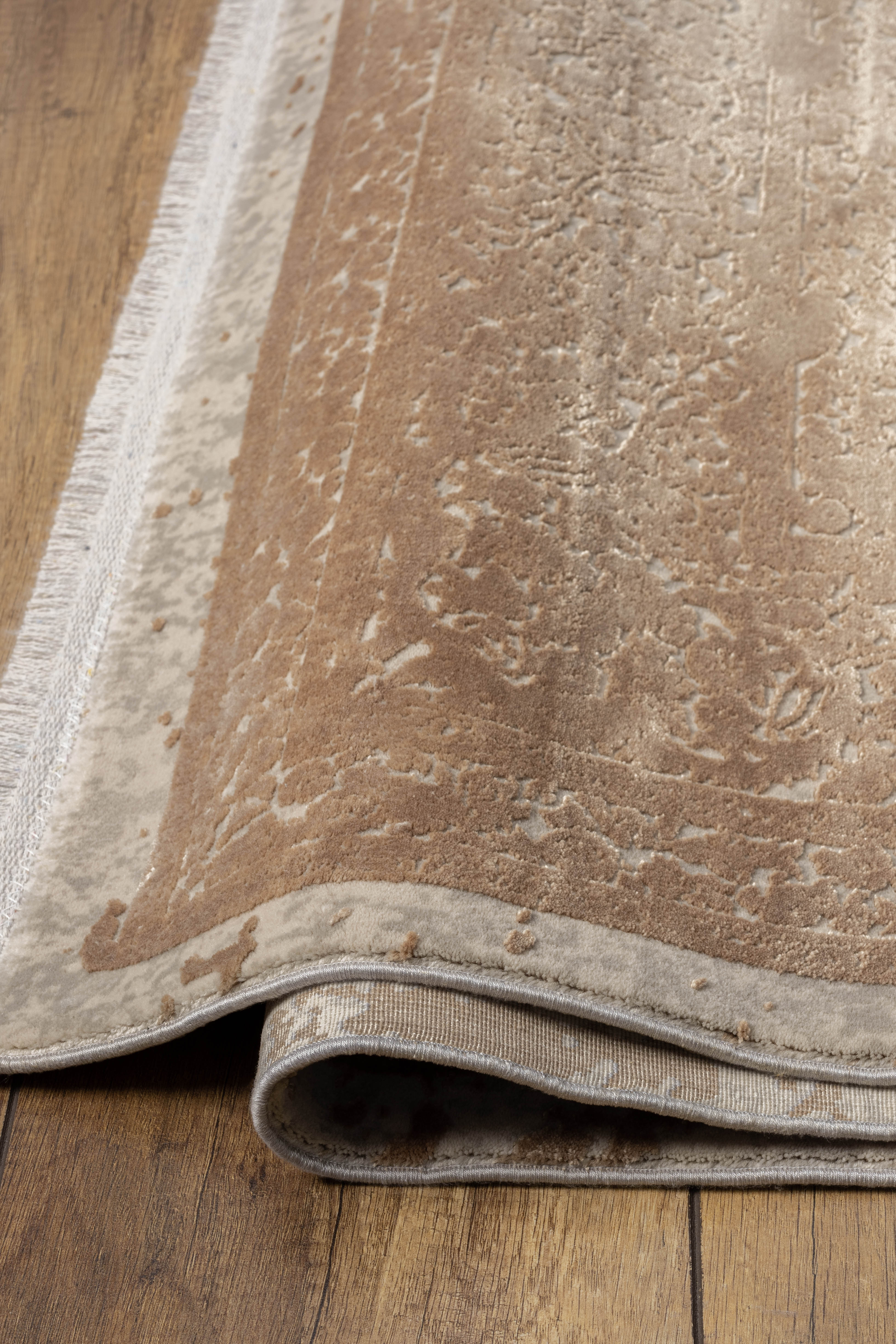 Modern MD002 Bej Uzun Ömürlü Yumuşak Dokulu Salon Mutfak Koridor Oturma Odası Yolluk Halı