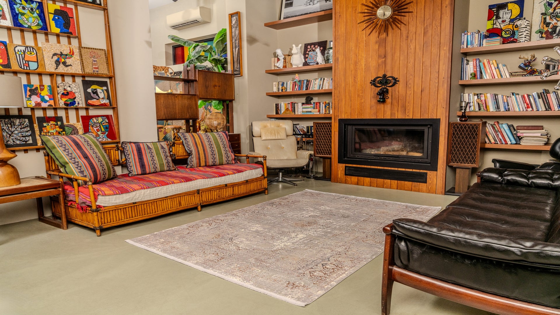 Modern MD004 Bej Uzun Ömürlü Yumuşak Dokulu Salon Mutfak Koridor Oturma Odası Yolluk Halı