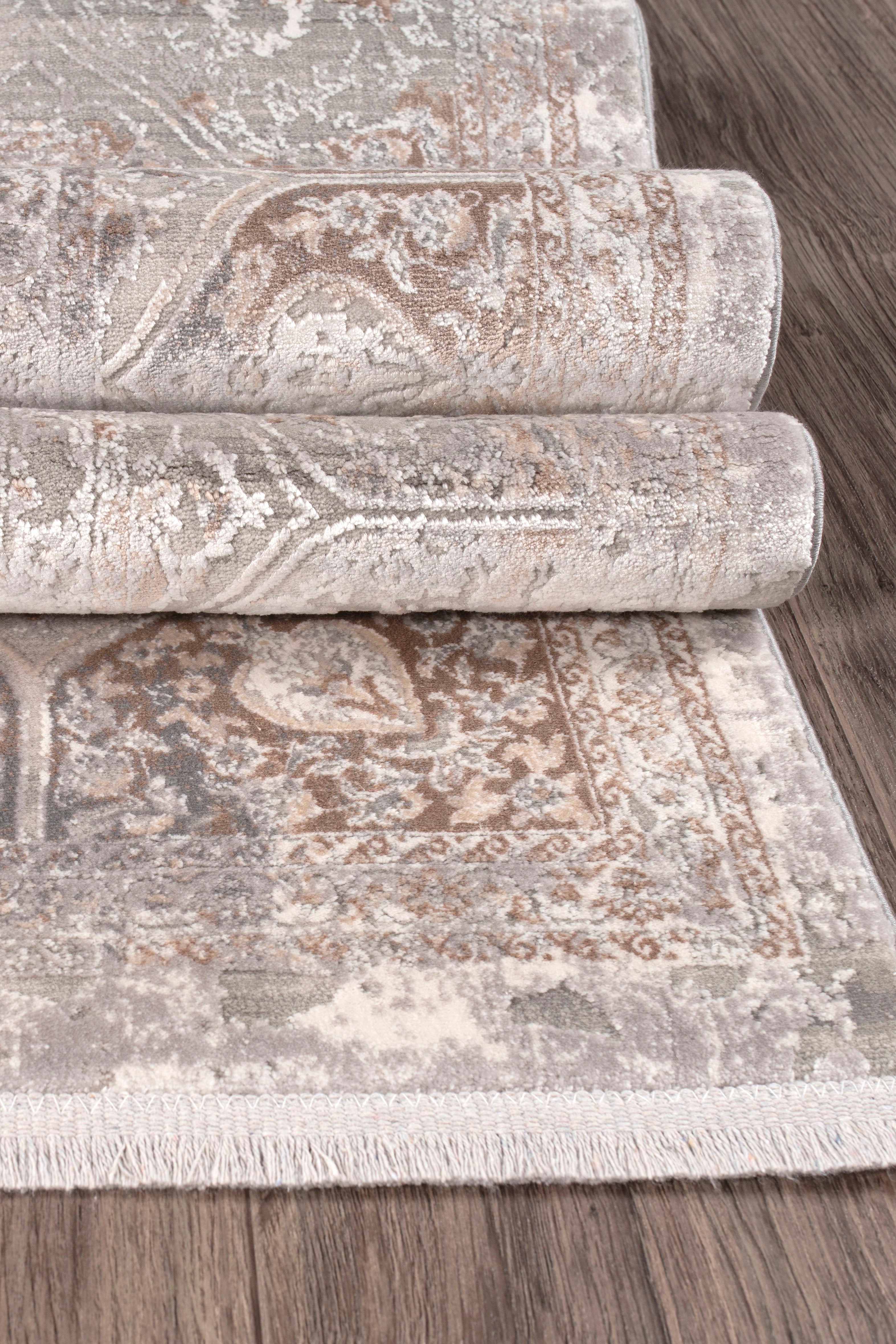 Modern MD004 Bej Uzun Ömürlü Yumuşak Dokulu Salon Mutfak Koridor Oturma Odası Yolluk Halı