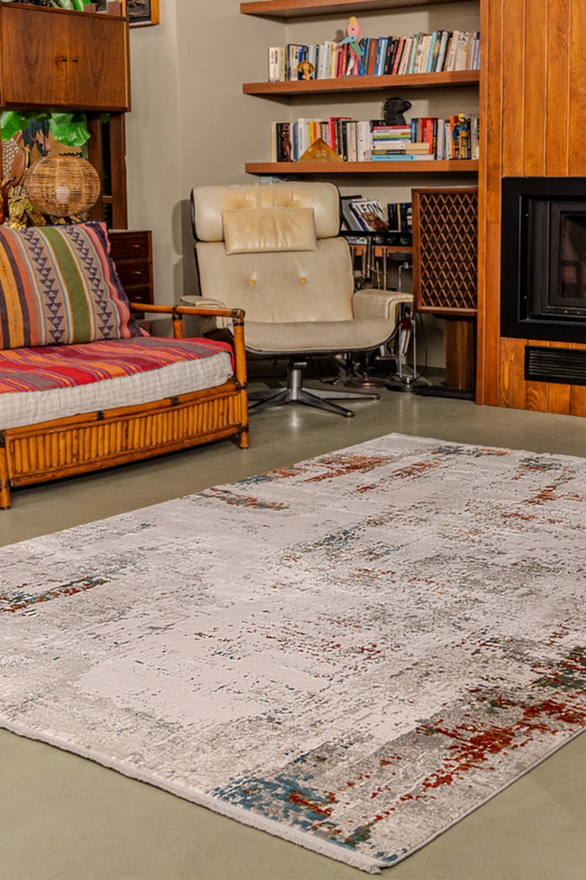 Modern MD005 Bej Uzun Ömürlü Yumuşak Dokulu Salon Mutfak Koridor Oturma Odası Yolluk Halı