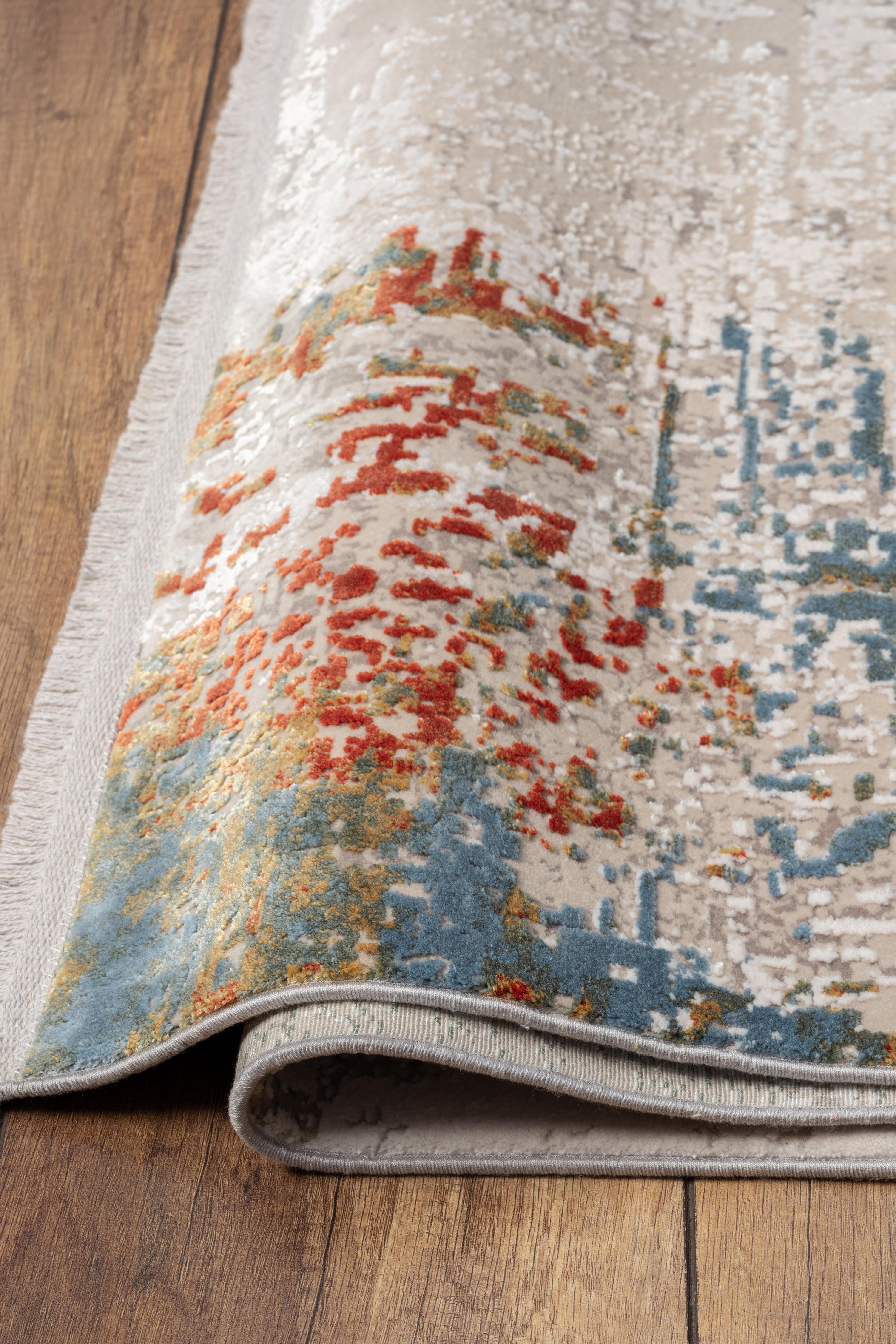 Modern MD005 Bej Uzun Ömürlü Yumuşak Dokulu Salon Mutfak Koridor Oturma Odası Yolluk Halı