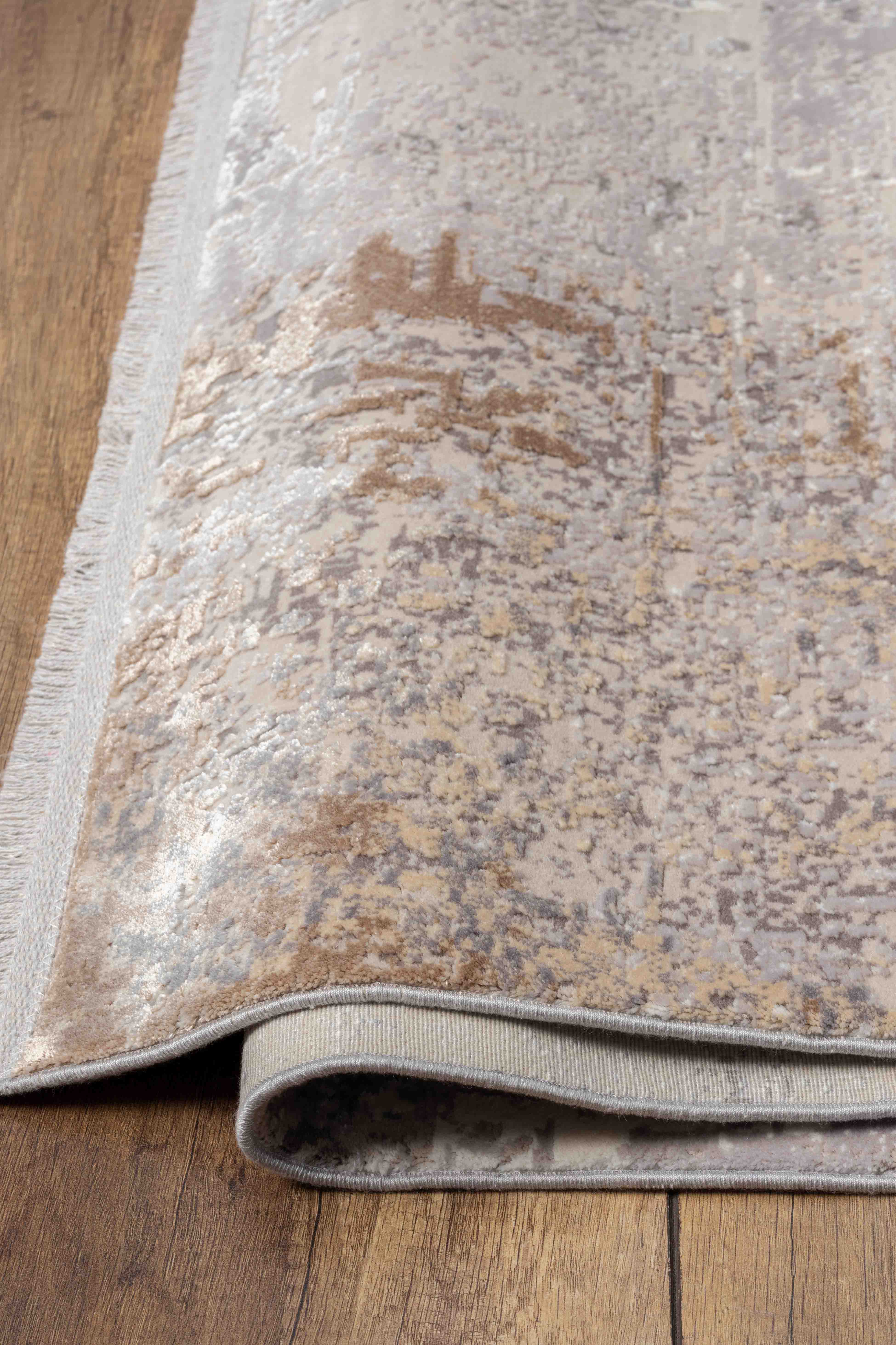 Modern MD006 Bej Uzun Ömürlü Yumuşak Dokulu Salon Mutfak Koridor Oturma Odası Yolluk Halı