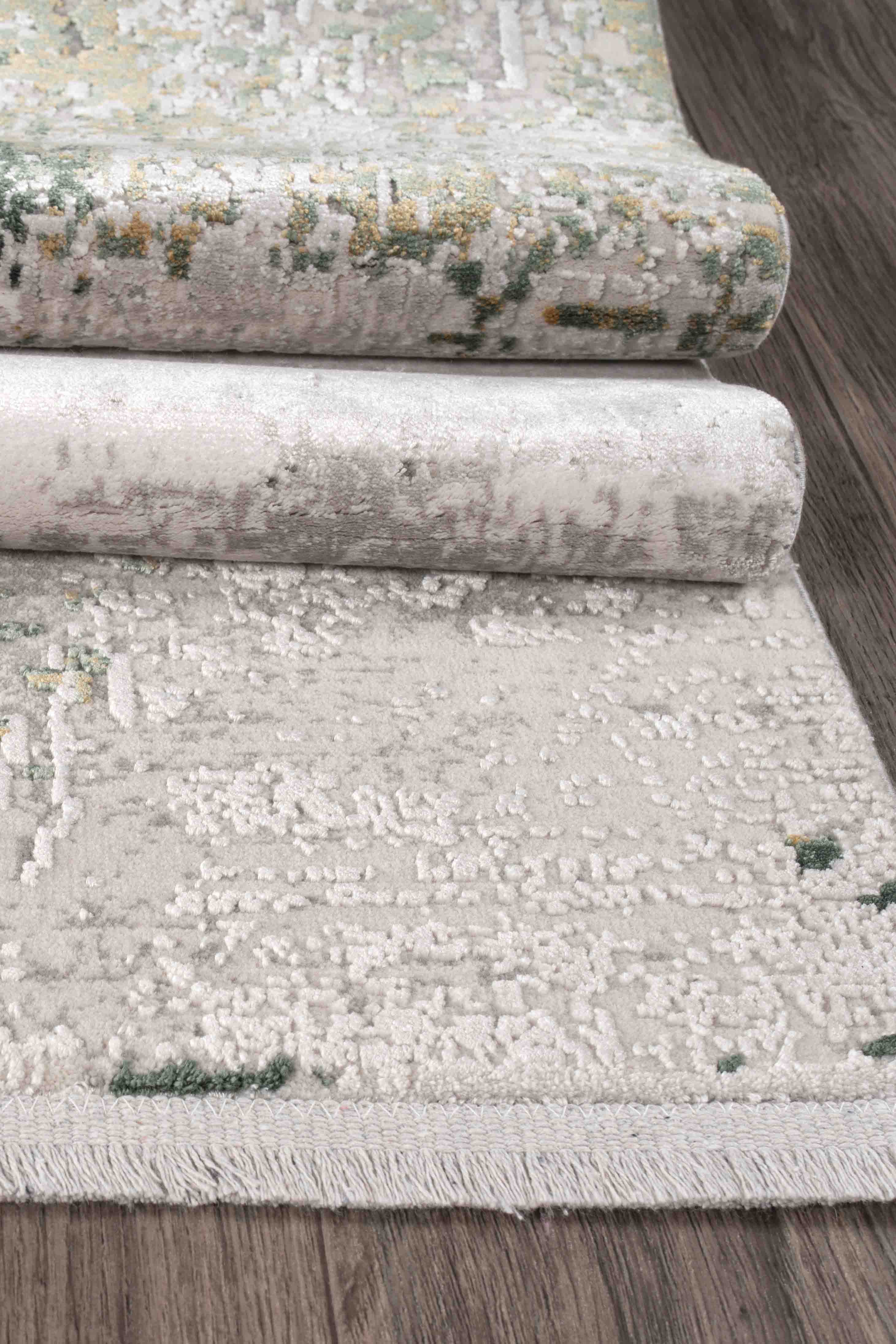 Modern MD009 Bej Uzun Ömürlü Yumuşak Dokulu Salon Mutfak Koridor Oturma Odası Yolluk Halı