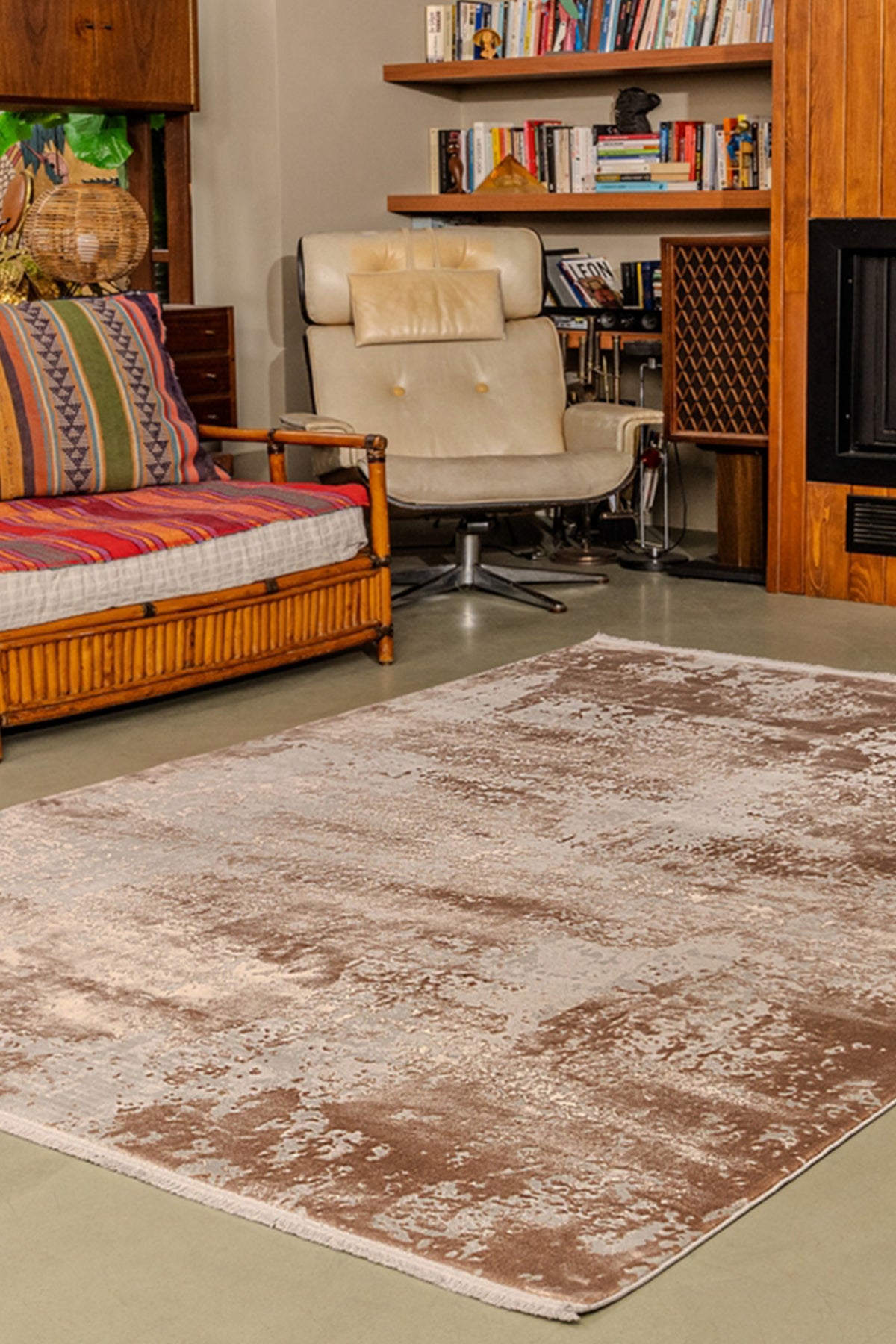 Modern MD010 Bej Uzun Ömürlü Yumuşak Dokulu Salon Mutfak Koridor Oturma Odası Yolluk Halı