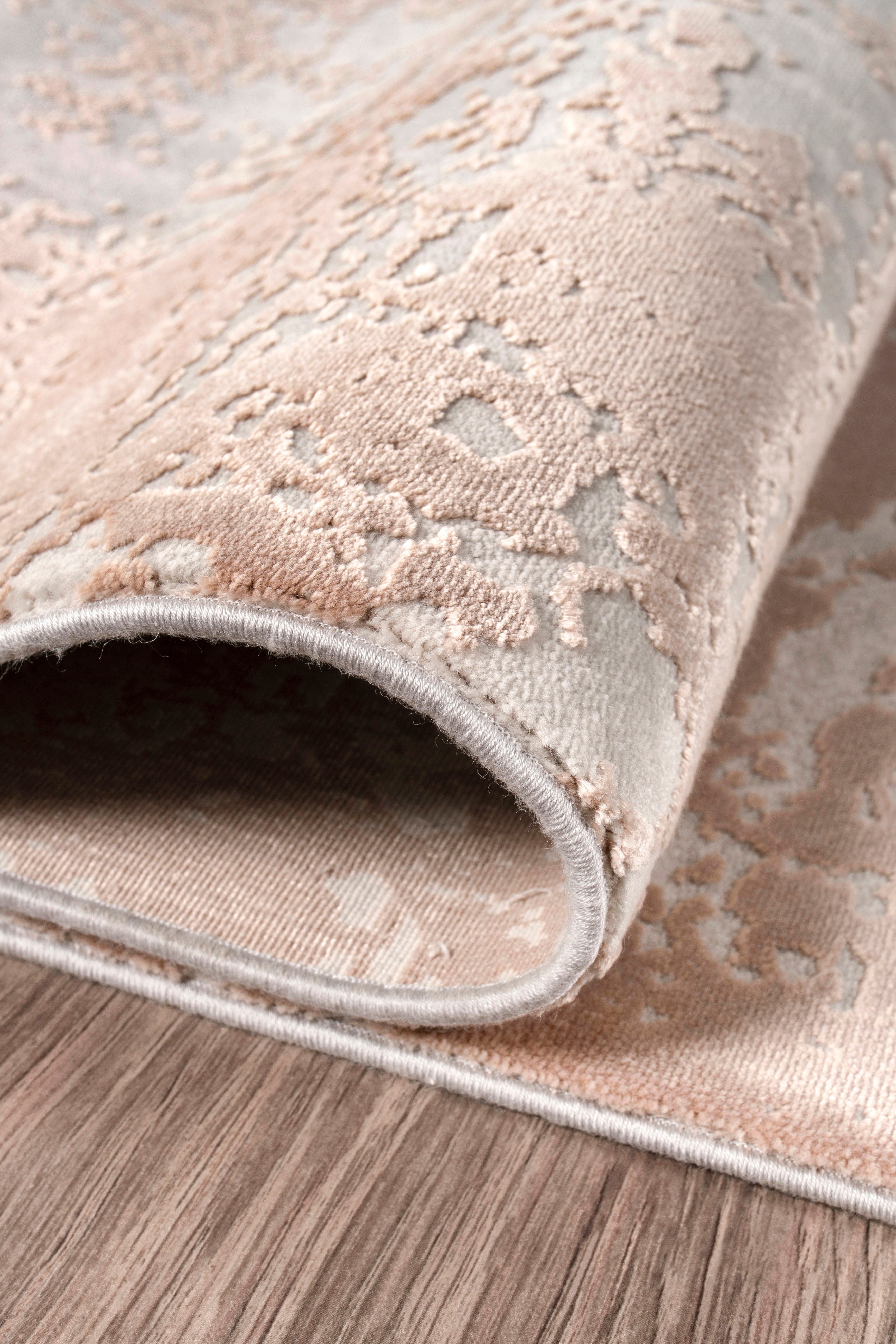 Modern MD010 Bej Uzun Ömürlü Yumuşak Dokulu Salon Mutfak Koridor Oturma Odası Yolluk Halı