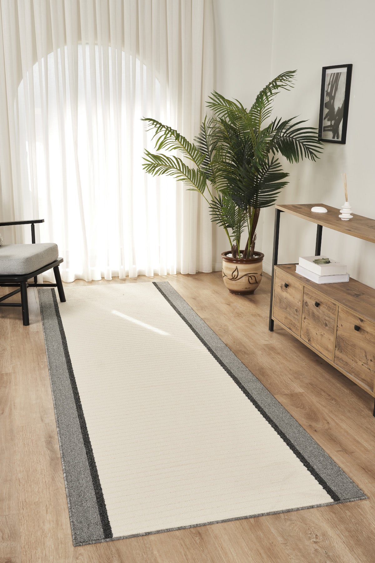 Mono MN01 Krem Hav Toz Vermez Salon Mutfak Koridor Oturma Odası Yolluk Halı