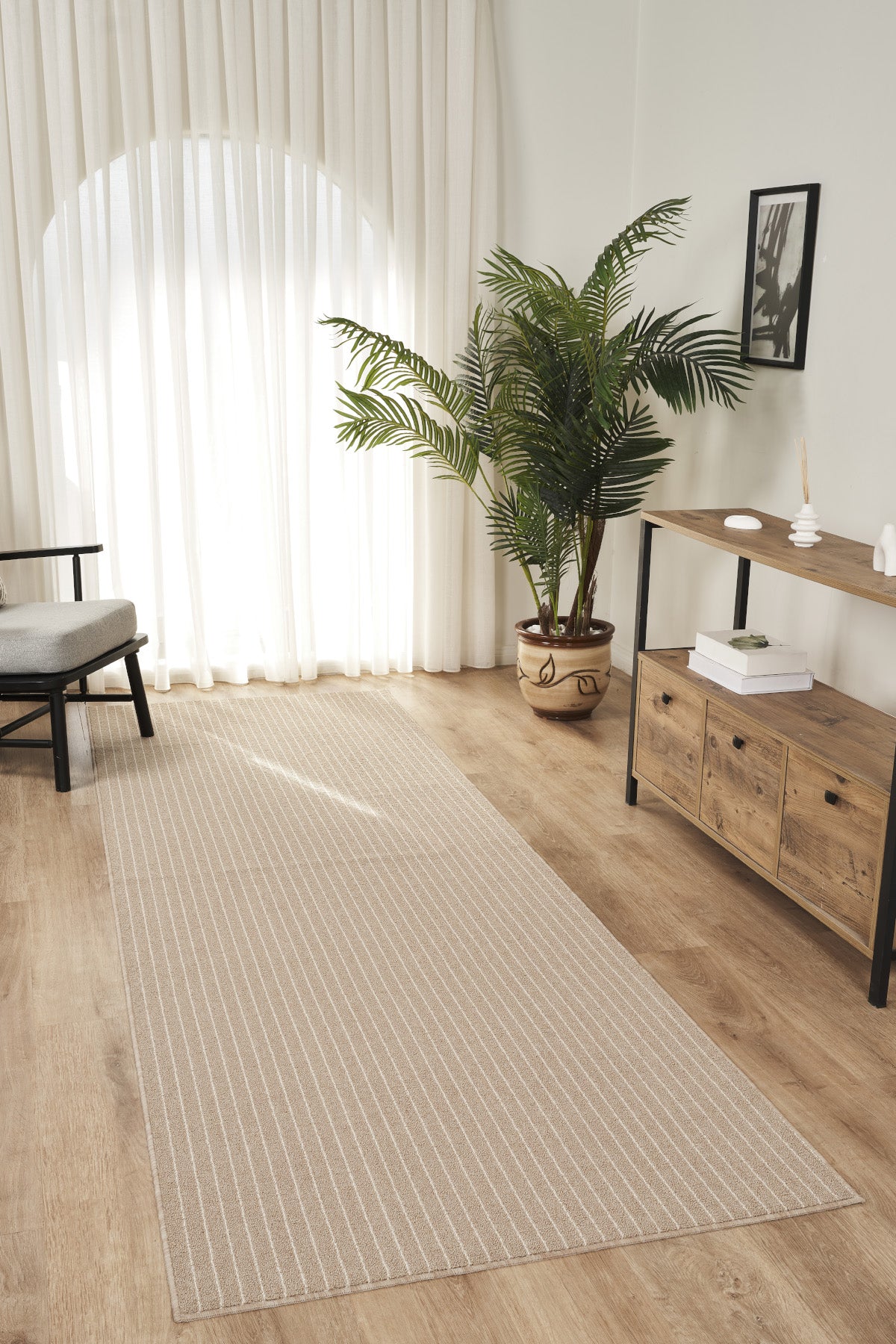 Mono MN02 Bej Hav Toz Vermez Salon Mutfak Koridor Oturma Odası Yolluk Halı