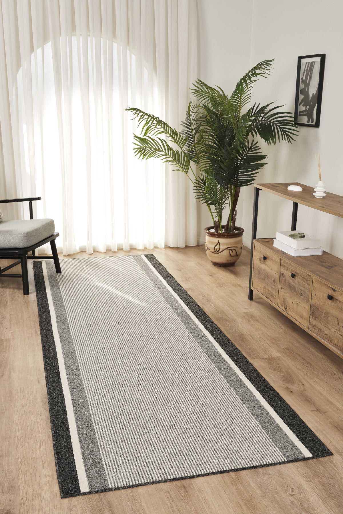 Mono MN04 Gri Hav Toz Vermez Salon Mutfak Koridor Oturma Odası Yolluk Halı