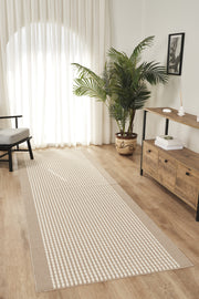 Mono MN06 Krem Hav Toz Vermez Salon Mutfak Koridor Oturma Odası Yolluk Halı