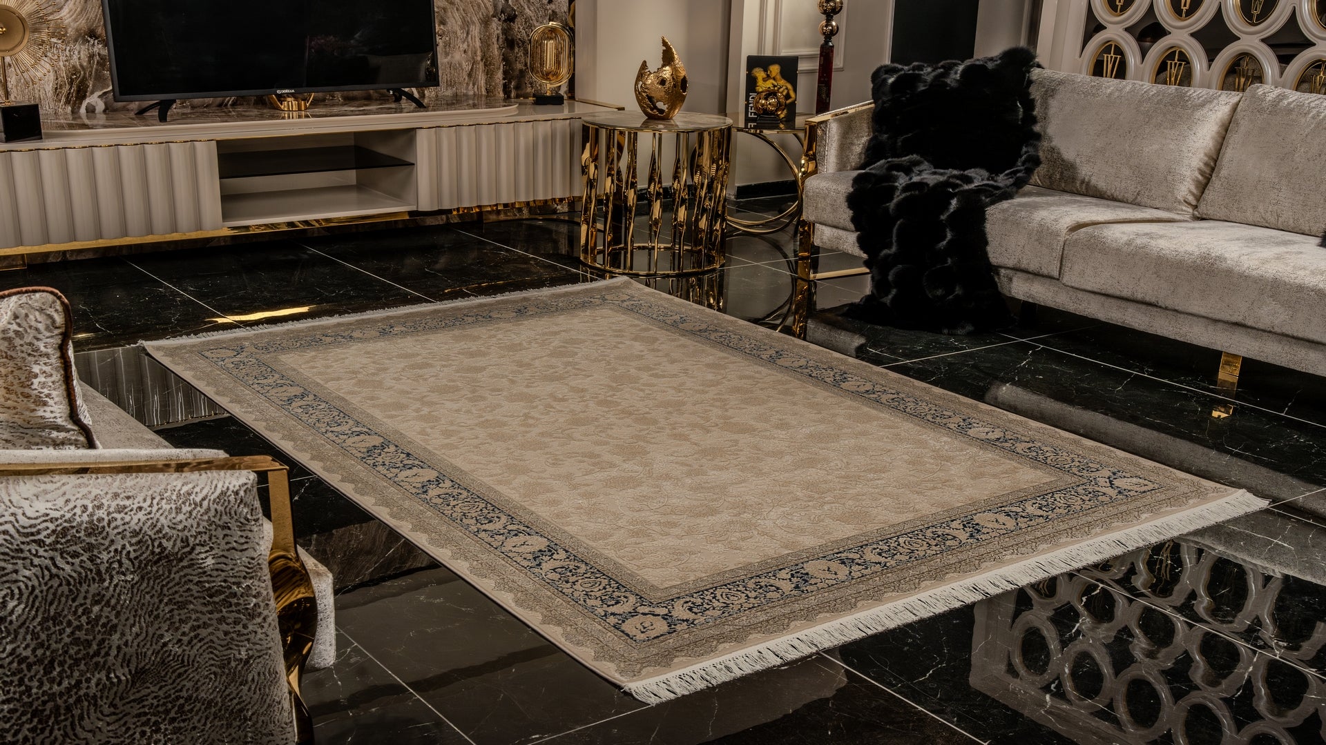 Nakış NK002 Çok Renkli Uzun Ömürlü Yumuşak Dokulu Salon Mutfak Koridor Oturma Odası Yolluk Halı