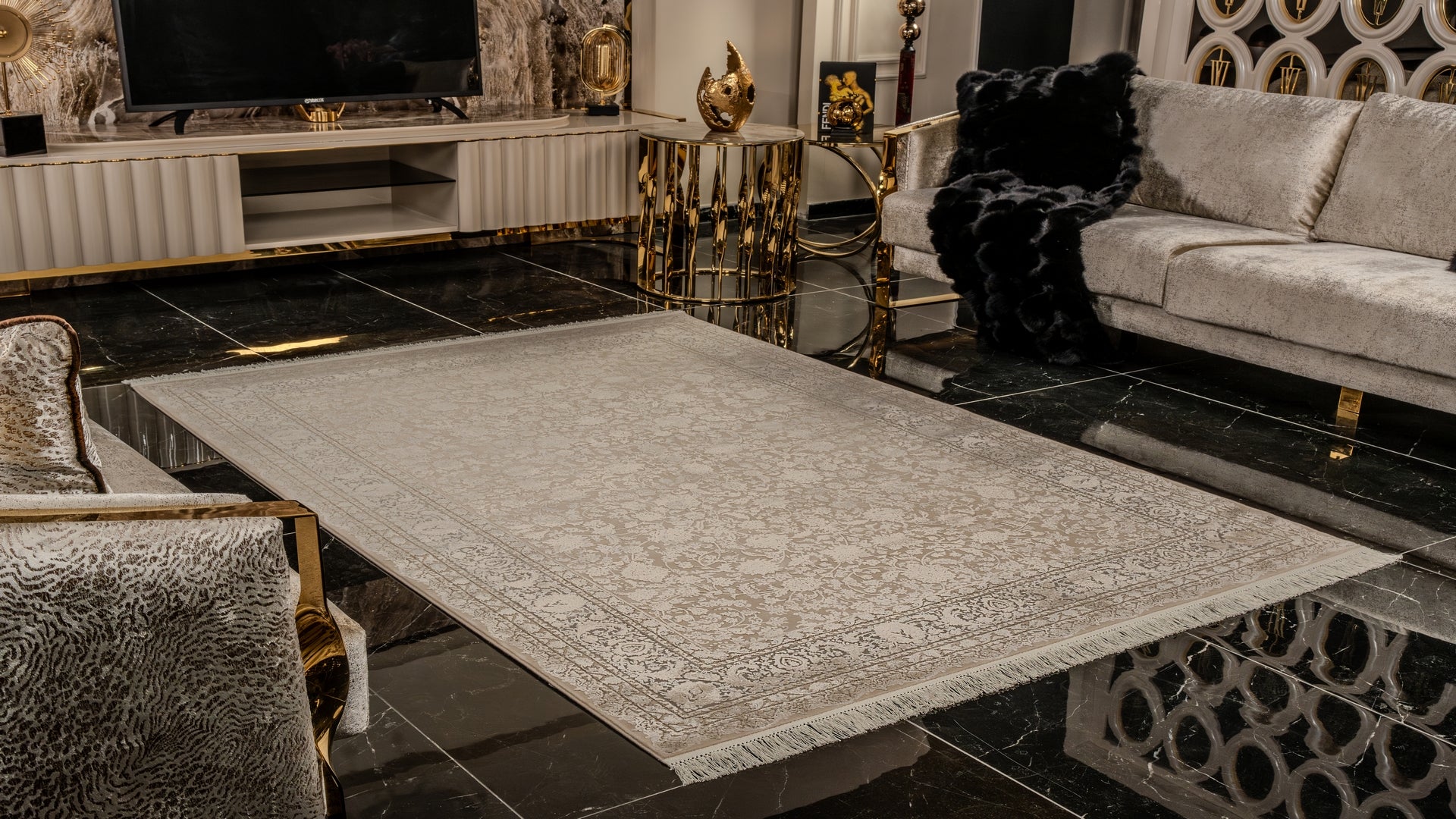 Nakış NK003 Çok Renkli Uzun Ömürlü Yumuşak Dokulu Salon Mutfak Koridor Oturma Odası Yolluk Halı