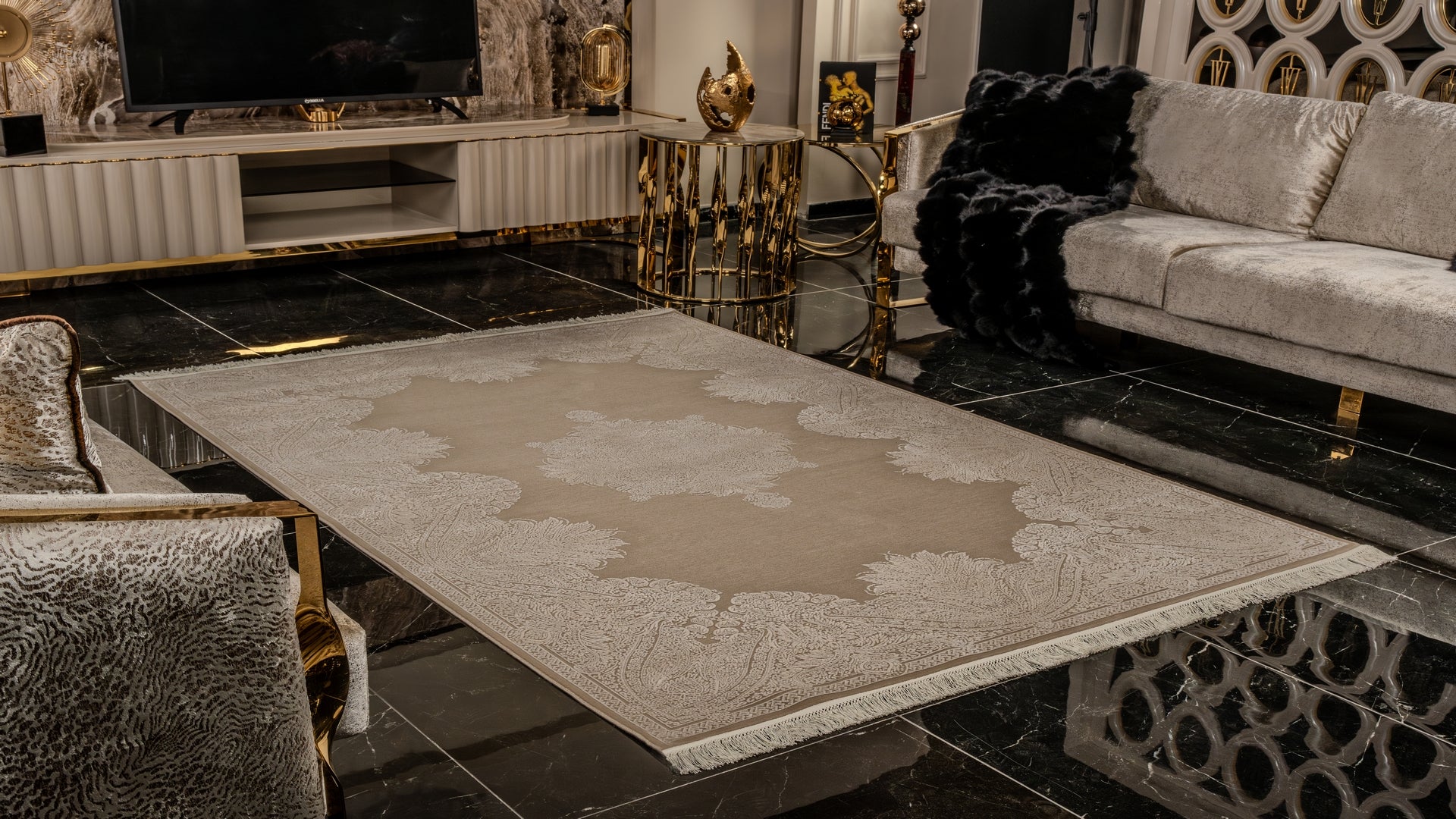 Nakış NK004 Çok Renkli Uzun Ömürlü Yumuşak Dokulu Salon Mutfak Koridor Oturma Odası Yolluk Halı