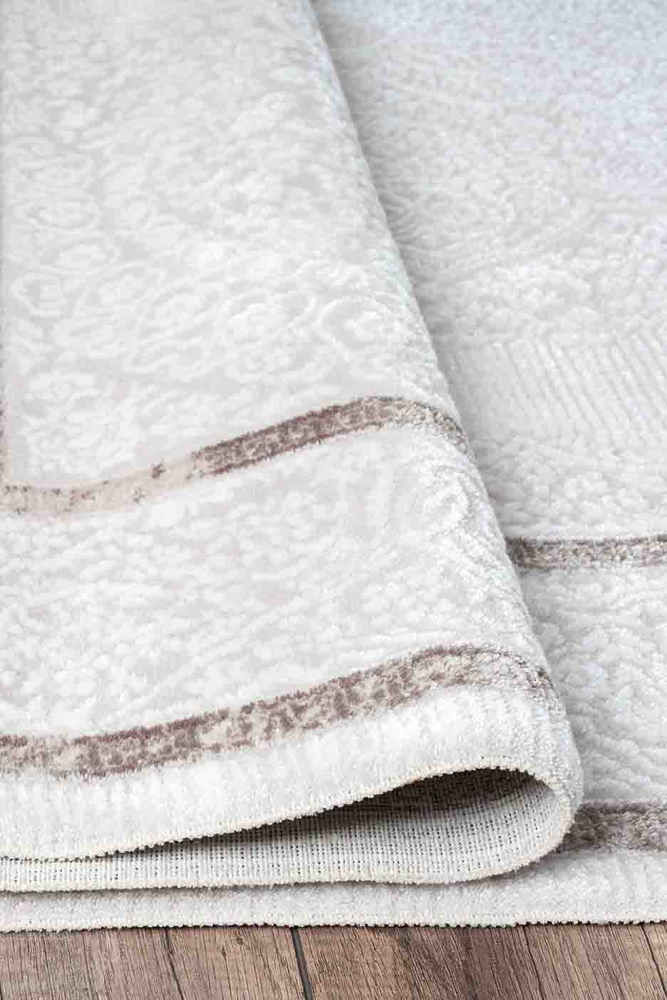 Nar A0204 Bej Uzun Ömürlü Yumuşak Dokulu Salon Mutfak Koridor Oturma Odası Yolluk Halı Makine Halısı