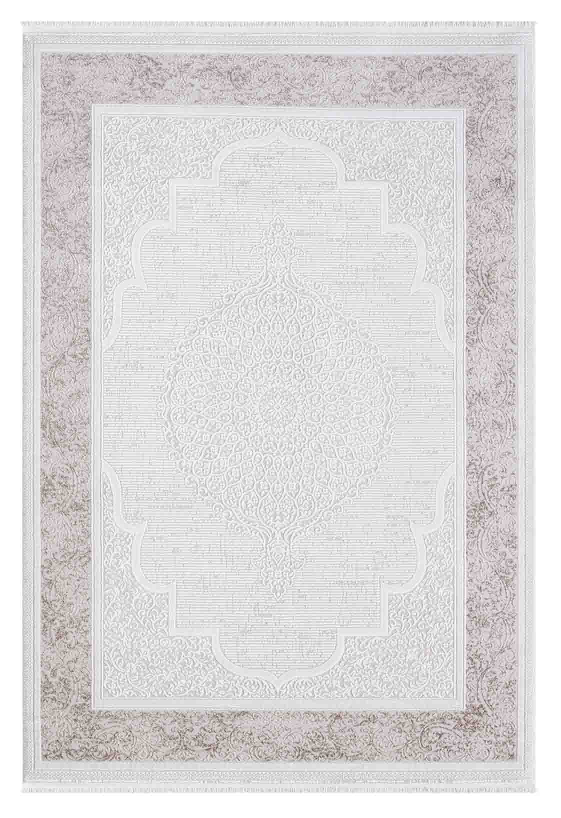 Nar A0205 Bej Uzun Ömürlü Yumuşak Dokulu Salon Mutfak Koridor Oturma Odası Yolluk Halı Makine Halısı