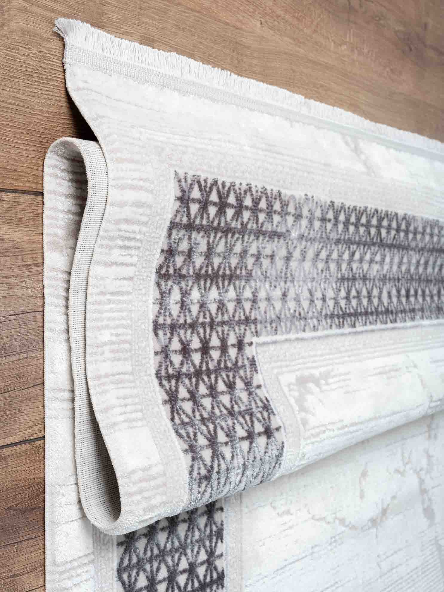 Nar A0207 Bej Uzun Ömürlü Yumuşak Dokulu Salon Mutfak Koridor Oturma Odası Yolluk Halı Makine Halısı