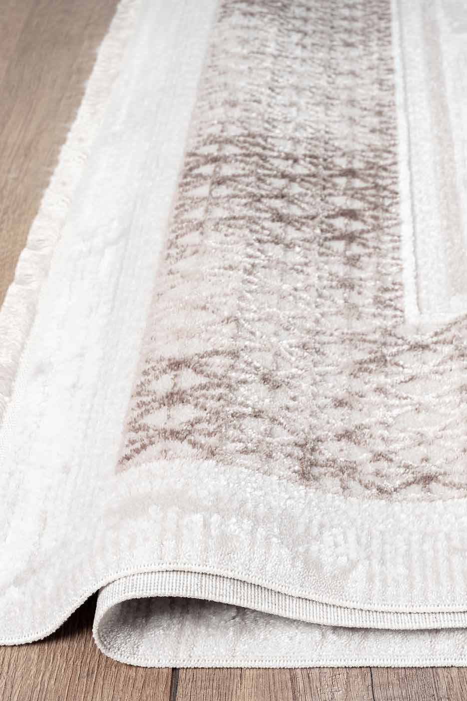 Nar A0209 Bej Uzun Ömürlü Yumuşak Dokulu Salon Mutfak Koridor Oturma Odası Yolluk Halı Makine Halısı