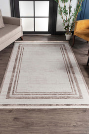 Nar A0230 Bej Uzun Ömürlü Yumuşak Dokulu Salon Mutfak Koridor Oturma Odası Yolluk Halı Makine Halısı