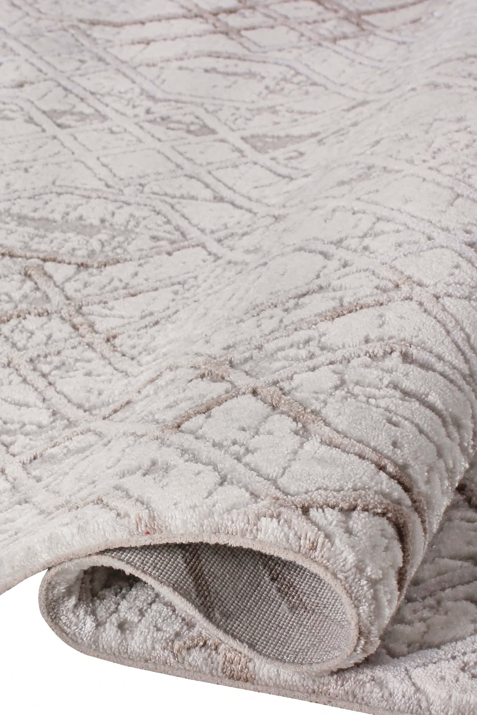 Nar A0232 Bej Uzun Ömürlü Yumuşak Dokulu Salon Mutfak Koridor Oturma Odası Yolluk Halı Makine Halısı