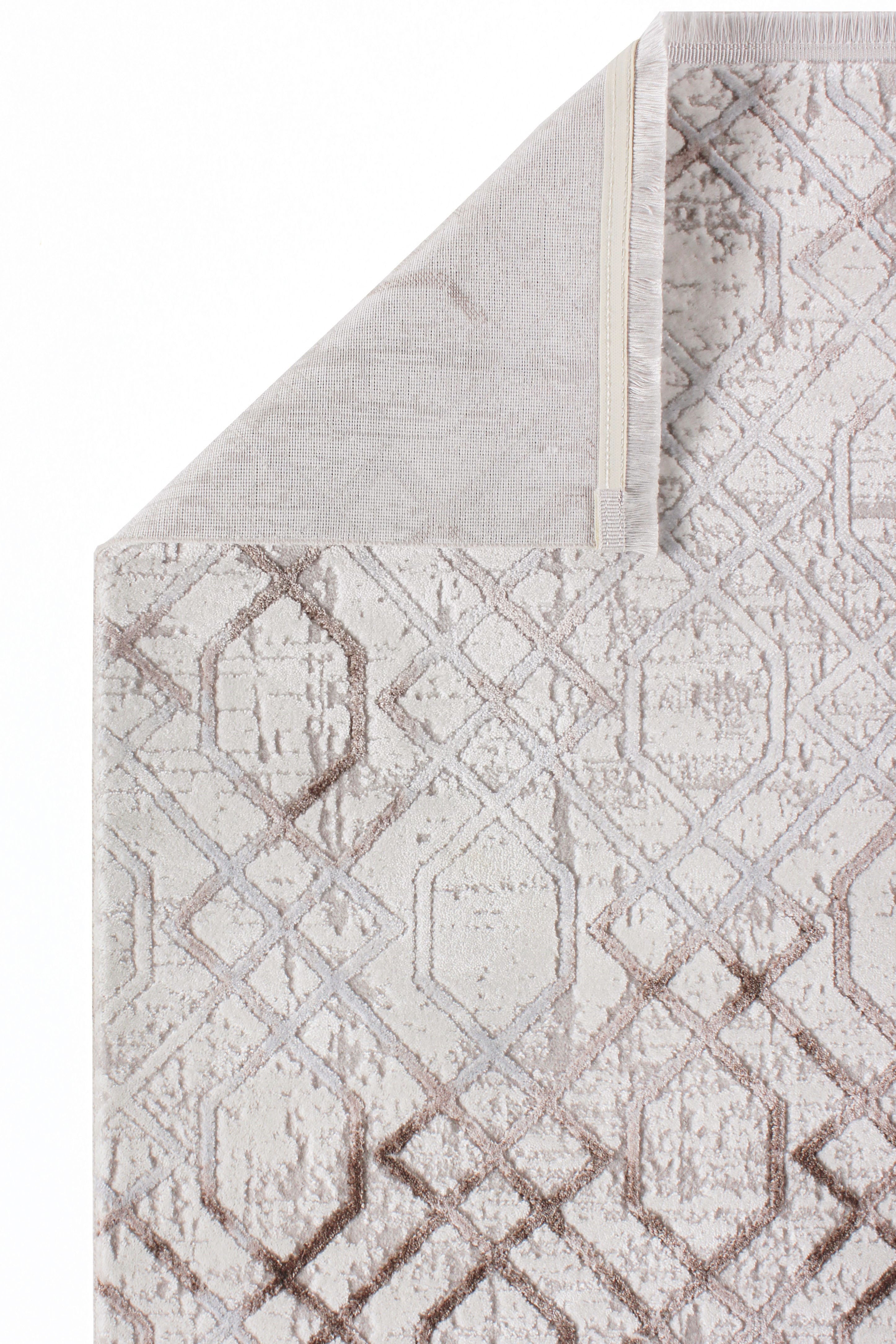 Nar A0232 Bej Uzun Ömürlü Yumuşak Dokulu Salon Mutfak Koridor Oturma Odası Yolluk Halı Makine Halısı