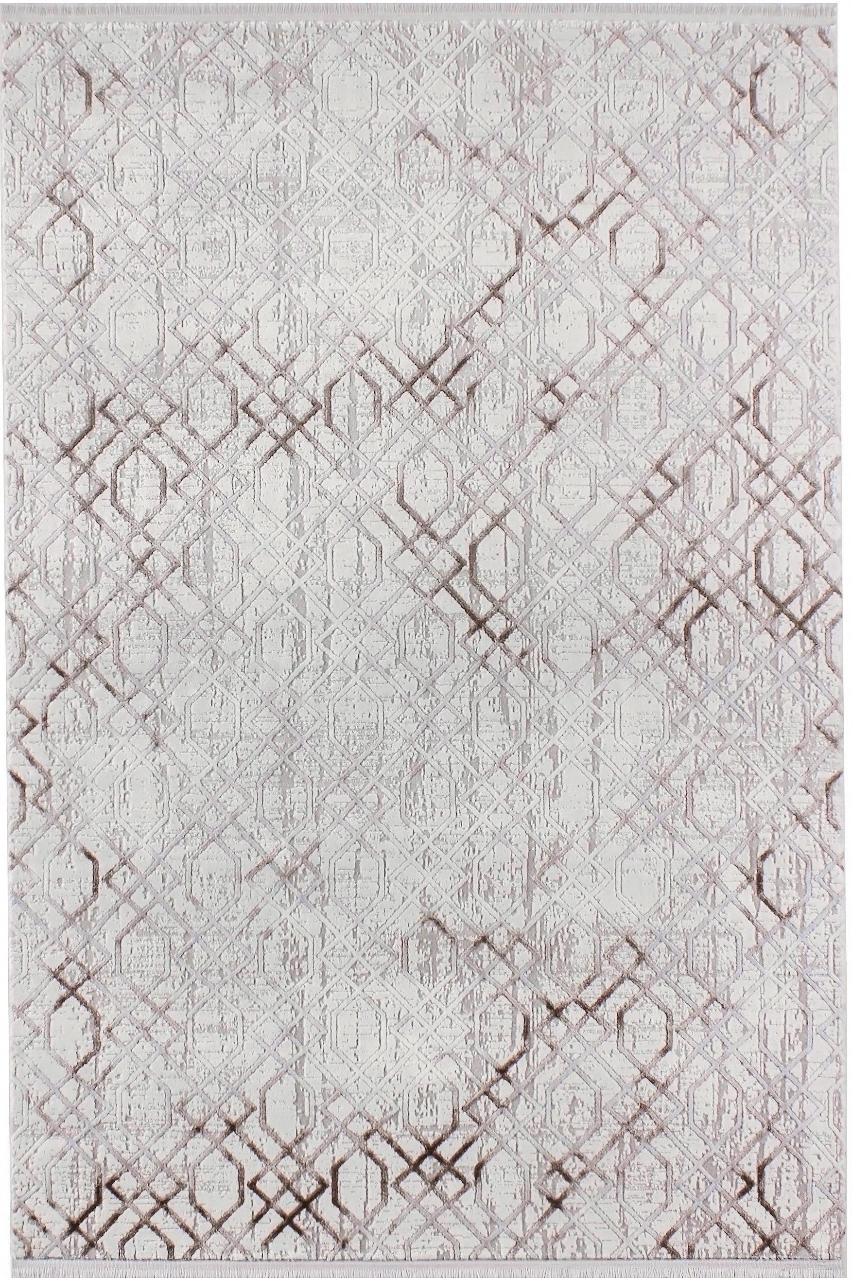 Nar A0232 Bej Uzun Ömürlü Yumuşak Dokulu Salon Mutfak Koridor Oturma Odası Yolluk Halı Makine Halısı