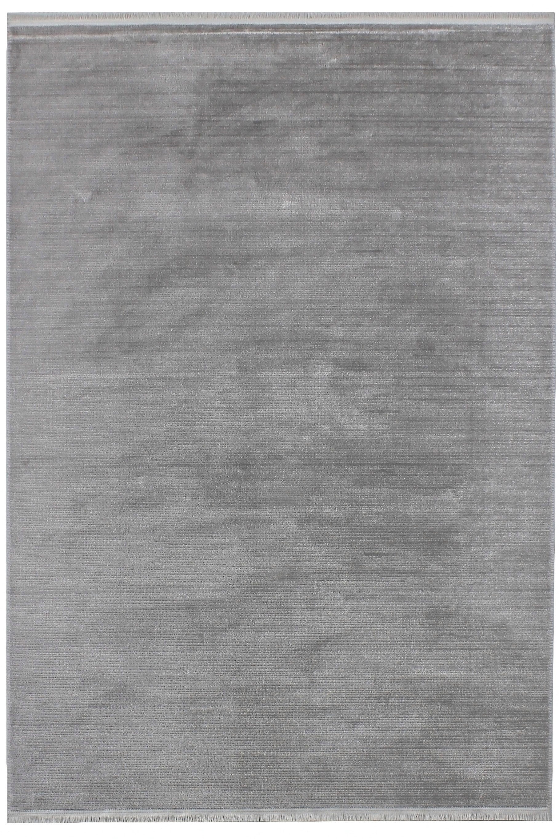 Nar A0238 Grauer, strapazierfähiger, weicher Läuferteppich für Wohnzimmer, Küche, Flur, Aufenthaltsraum, maschinell hergestellt