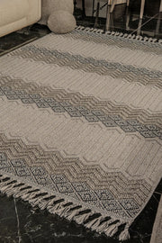 Natura 9965 Bej Hav Toz Vermez Yumuşak Dokulu Salon Mutfak Koridor Oturma Odası Yolluk Halı