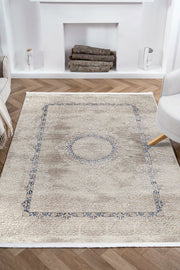 Nazende NZ002 Bej Yumuşak Dokulu Salon Mutfak Koridor Oturma Odası Yolluk Halı Makine Halısı