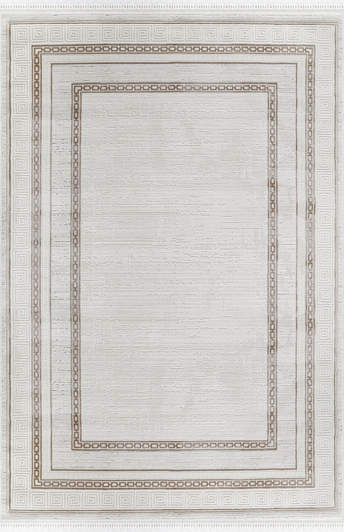 Nazende NZ003 Beige Soft Textured Living Room Kitchen Hallway Sitting Room Runner Rug Machine Made Carpet