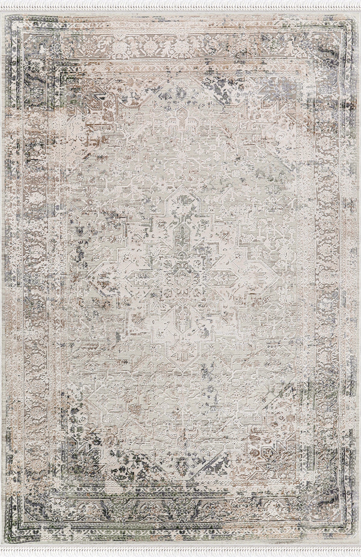Nazende NZ004 Beige Soft Textured Living Room Kitchen Hallway Sitting Room Runner Rug Machine Made Carpet