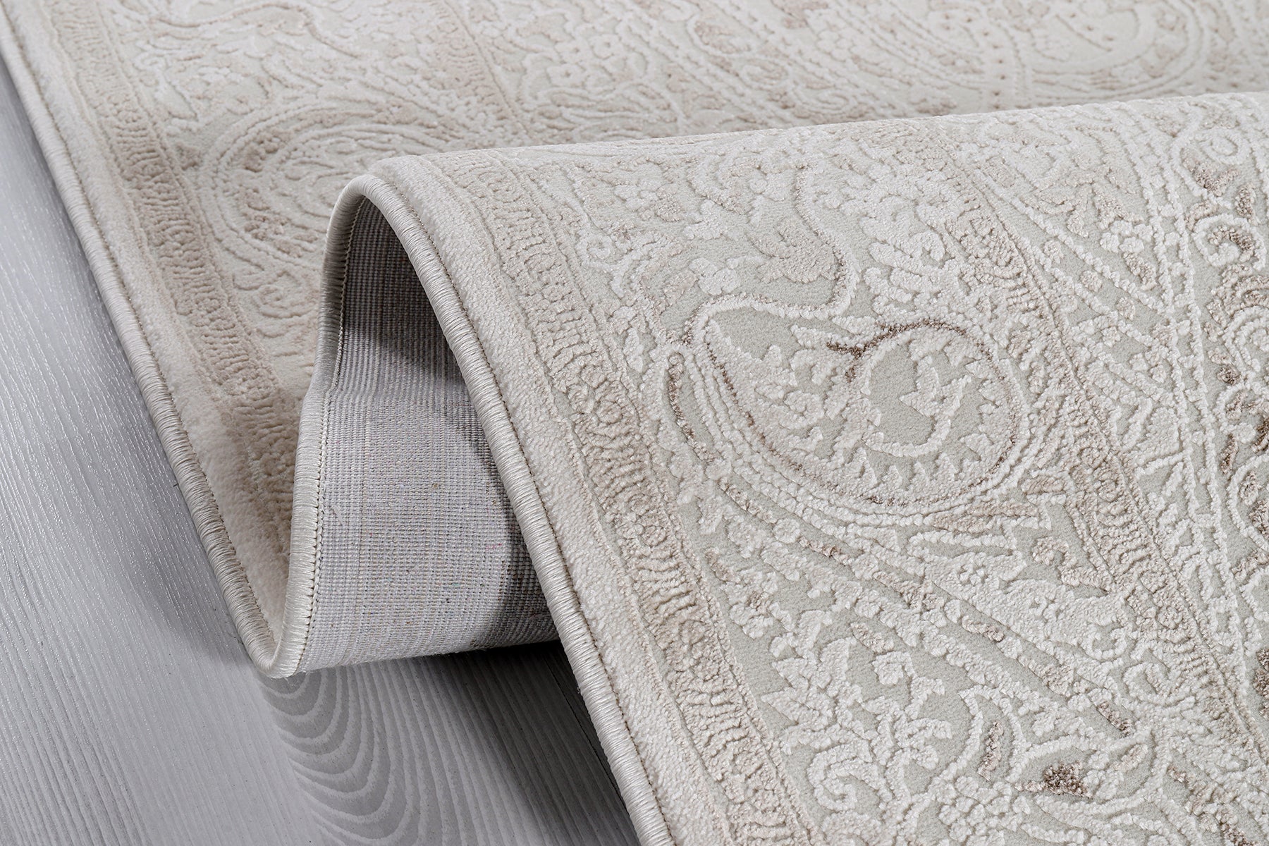 Nazende NZ005 Bej Yumuşak Dokulu Salon Mutfak Koridor Oturma Odası Yolluk Halı Makine Halısı