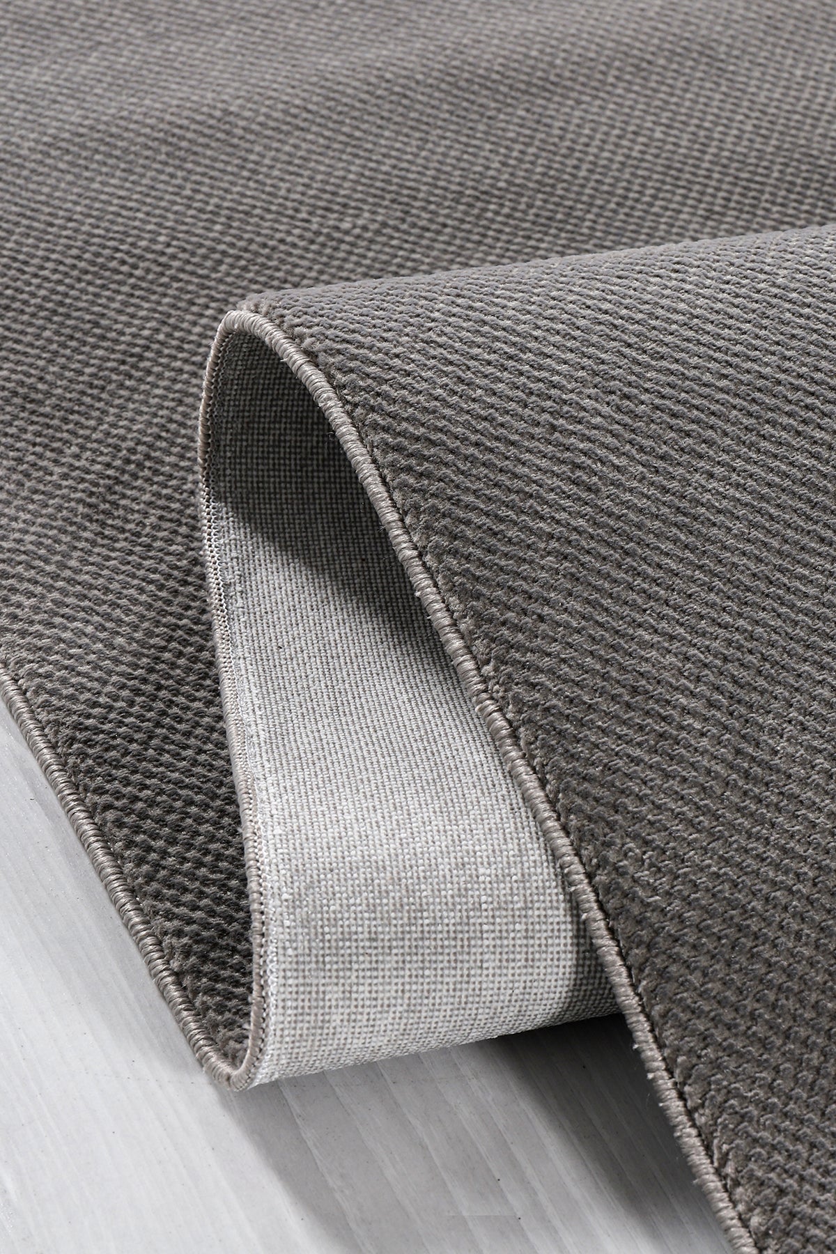 Nevv Nv005 Anthrazitfarbener, fusselfreier und staubabweisender Läufer für Wohnzimmer, Küche, Flur und Aufenthaltsraum