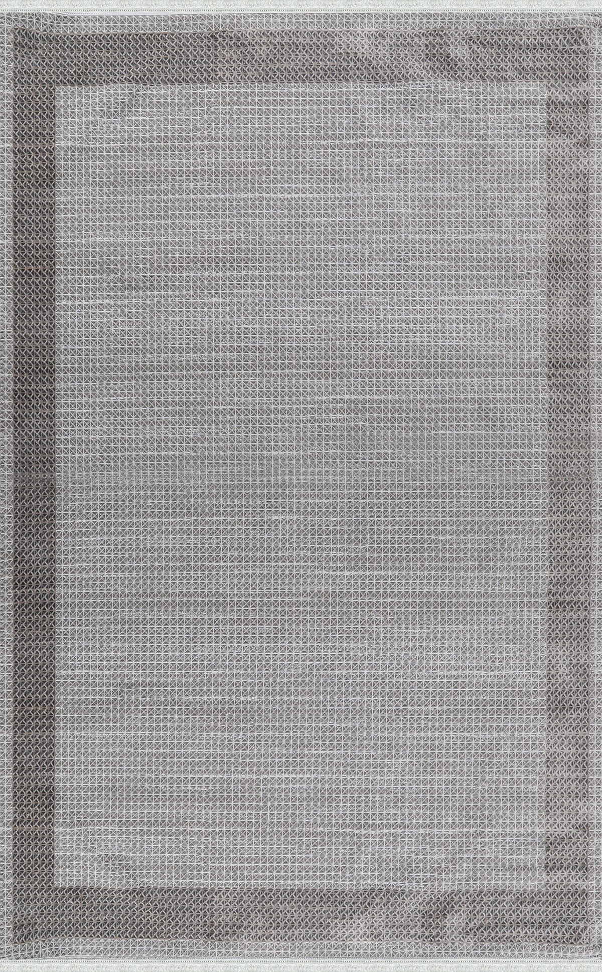 Nevv Nv007 Grauer, fusselfreier und staubabweisender Läuferteppich für Wohnzimmer, Küche, Flur und Aufenthaltsraum