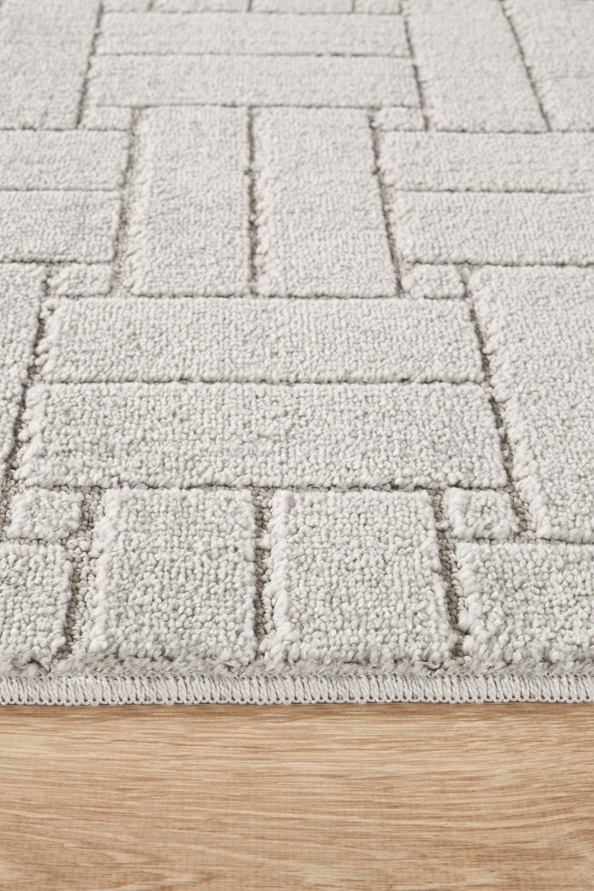 Rivon RN01 Gri Yumuşak Dokulu Kaymaz Taban Salon Mutfak Koridor Oturma Odası Yolluk Halı