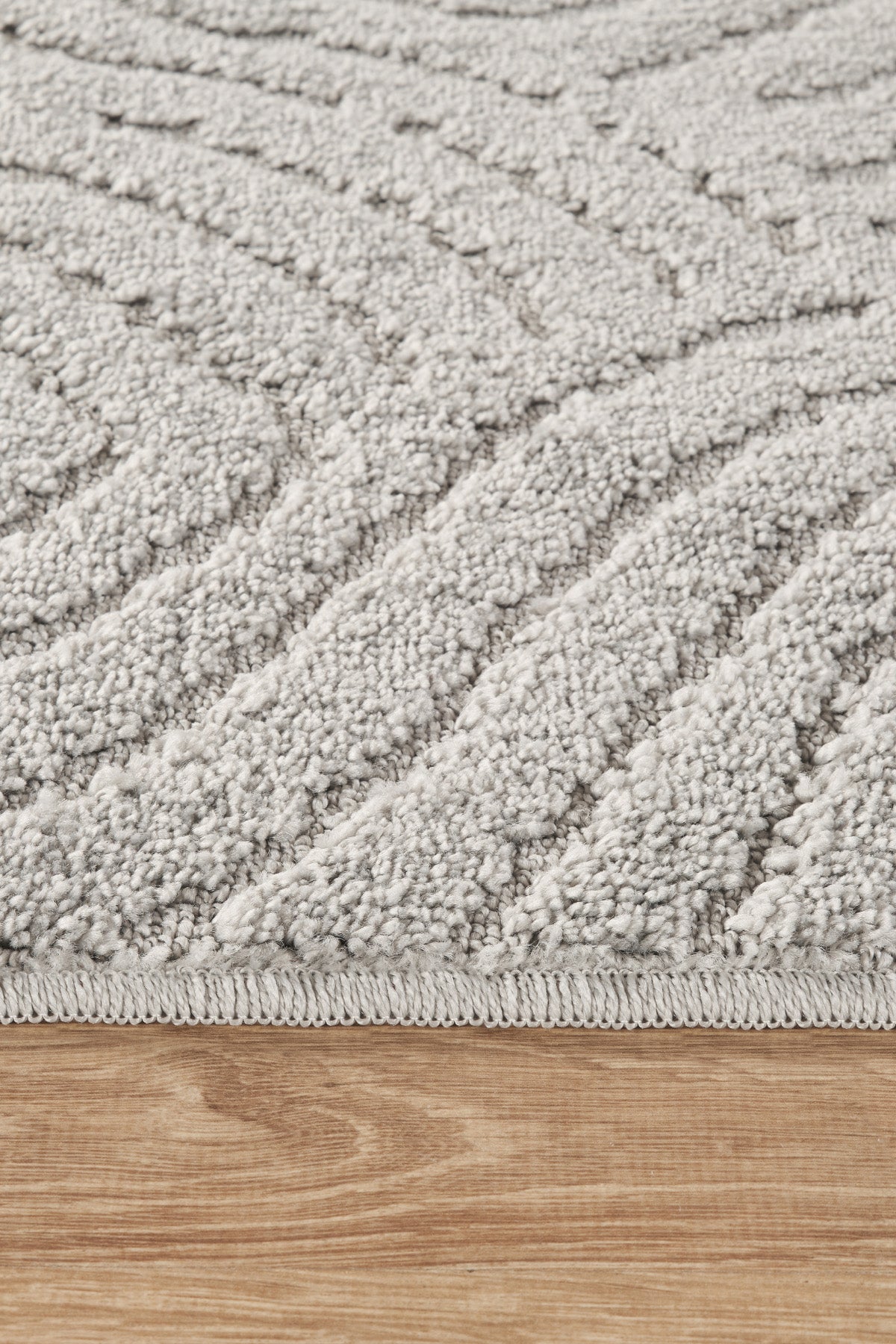 Rivon RN04 Gri Yumuşak Dokulu Kaymaz Taban Salon Mutfak Koridor Oturma Odası Yolluk Halı