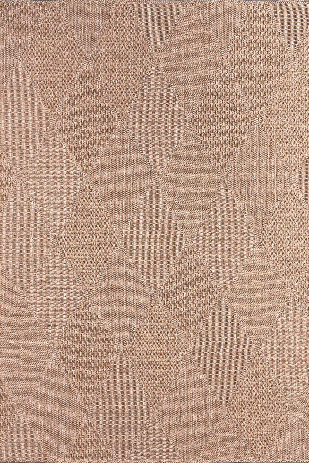 Rusticana 3102 Natural Jute Rug, Modern Knitted Kilim