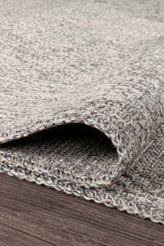 Rusticana 3104 Natural Jute Rug, Modern Knitted Carpet
