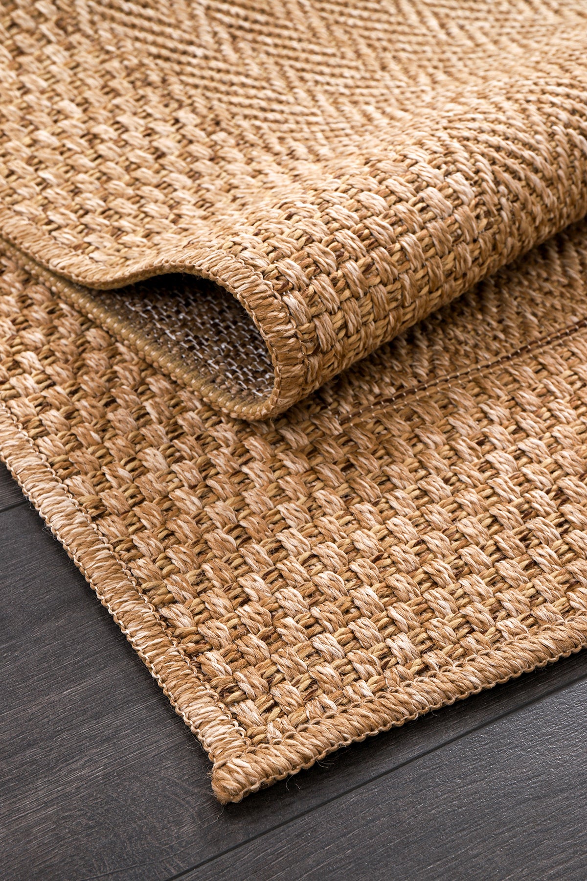 Rusticana 3107 Naturel Jüt Halı Modern Örme Kilim Rusticana_3107