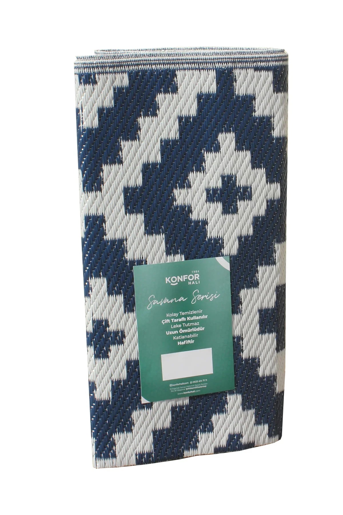 Savana 8804 Plaj Kamp Piknik Bahçe  Halısı Balkon Teras Hasır Mat Savan Halı