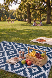 Savana 8804 Plaj Kamp Piknik Bahçe  Halısı Balkon Teras Hasır Mat Savan Halı