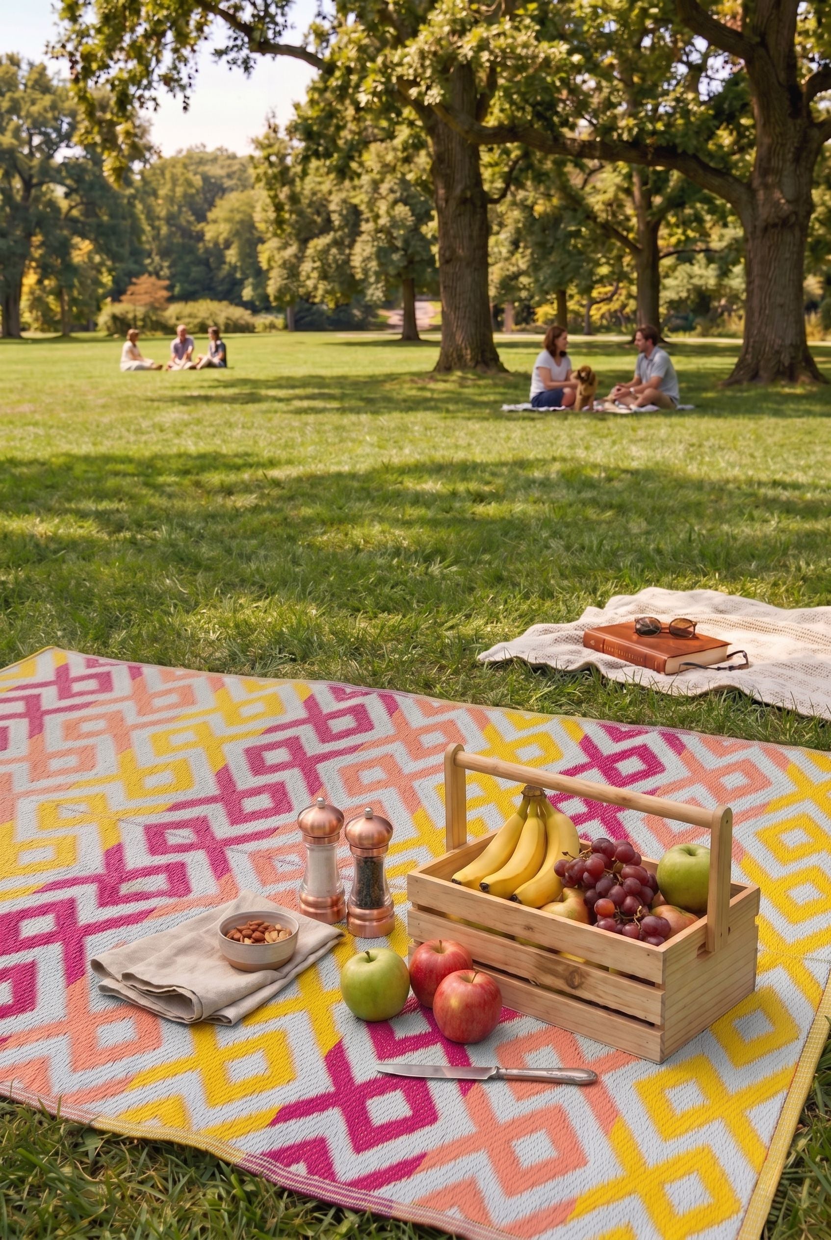 Savana 8812 Beach Camping Picnic Garden Rug Balcony Terrace Woven Mat Savana Carpet