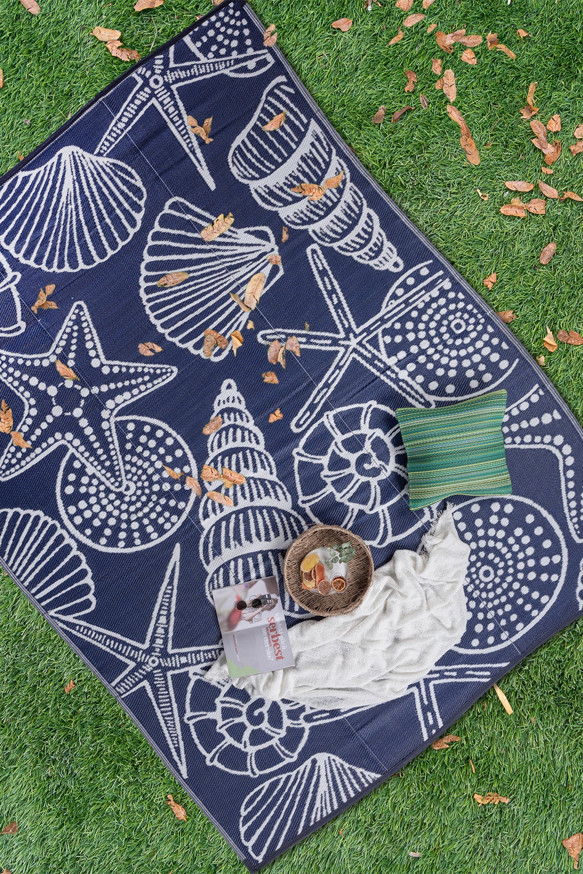 Savana XL Plaj Kamp Karavan Piknik Bahçe Halısı Balkon Teras Hasır Mat Savan Halı 240x330 007