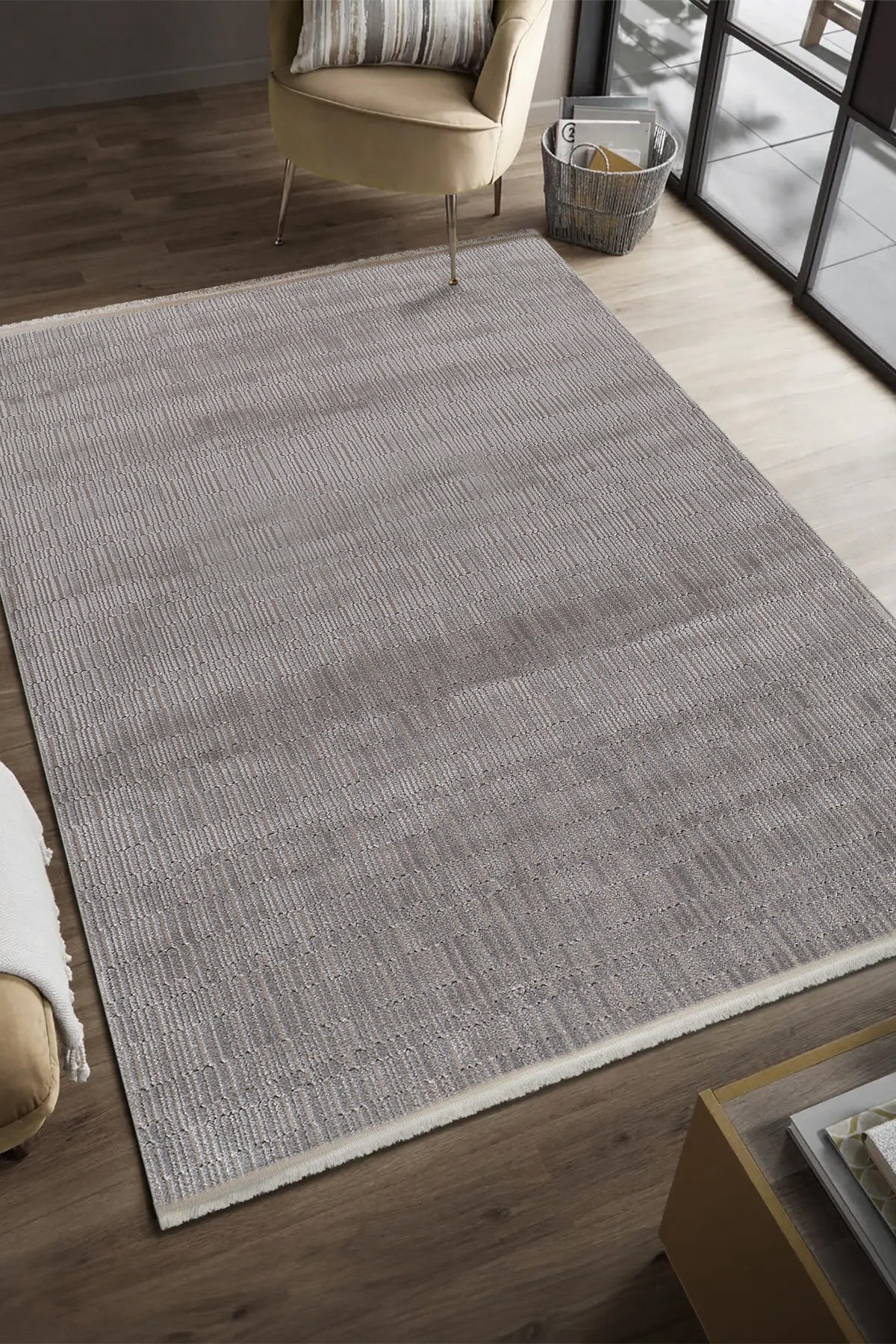 Serenat SE002 Krem Uzun Ömürlü Yumuşak Dokulu Salon Mutfak Koridor Oturma Odası Yolluk Halı